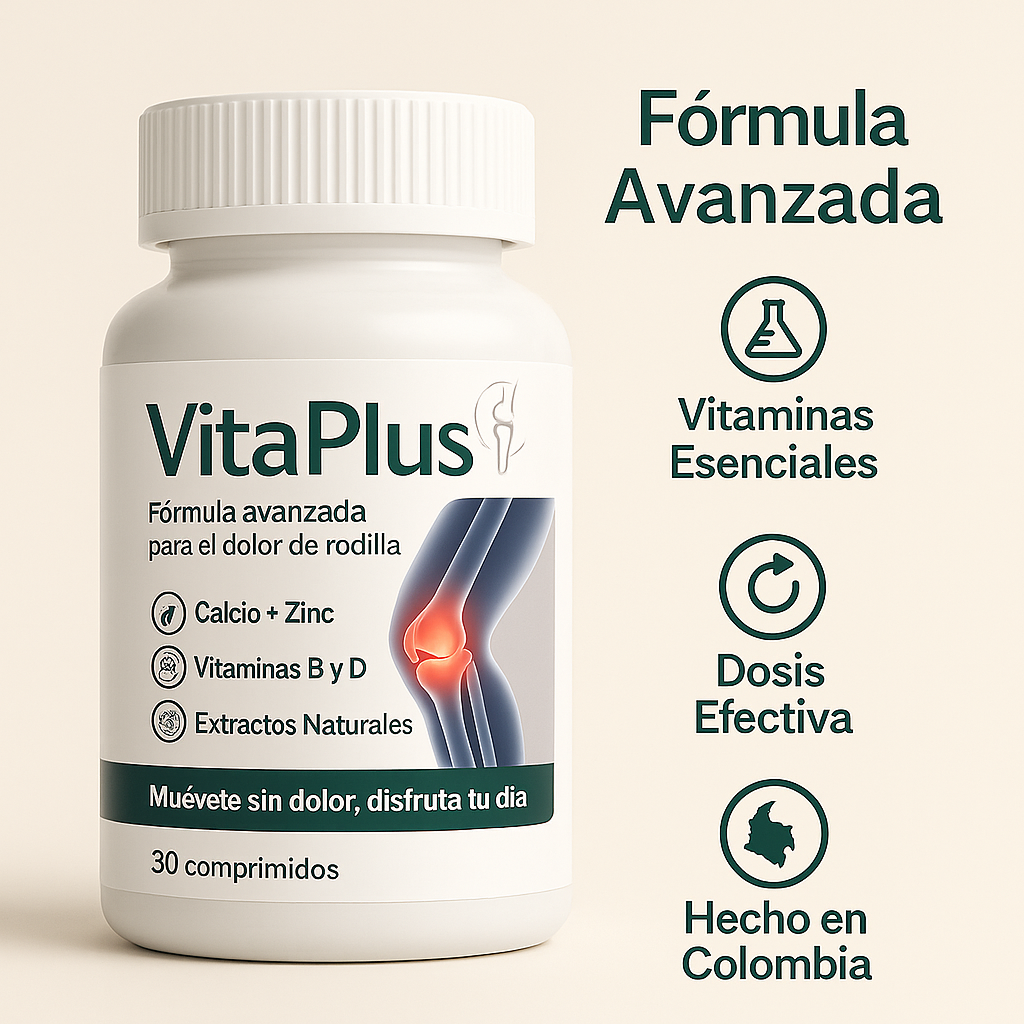 Vitaplus – cápsulas naturales pensadas para el bienestar de tus rodillas y tu movilidad diaria OFERTA SOLO POR🔥 HOY 26%DCTO