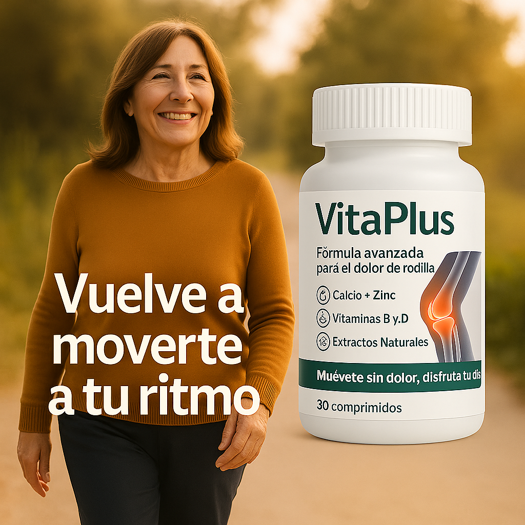 Vitaplus – cápsulas naturales pensadas para el bienestar de tus rodillas y tu movilidad diaria OFERTA SOLO POR🔥 HOY 26%DCTO