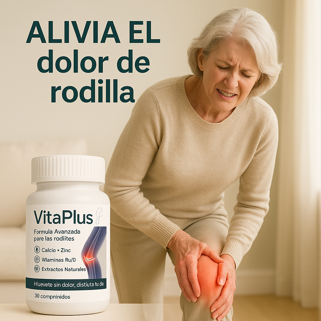 Vitaplus – cápsulas naturales pensadas para el bienestar de tus rodillas y tu movilidad diaria OFERTA SOLO POR🔥 HOY 26%DCTO