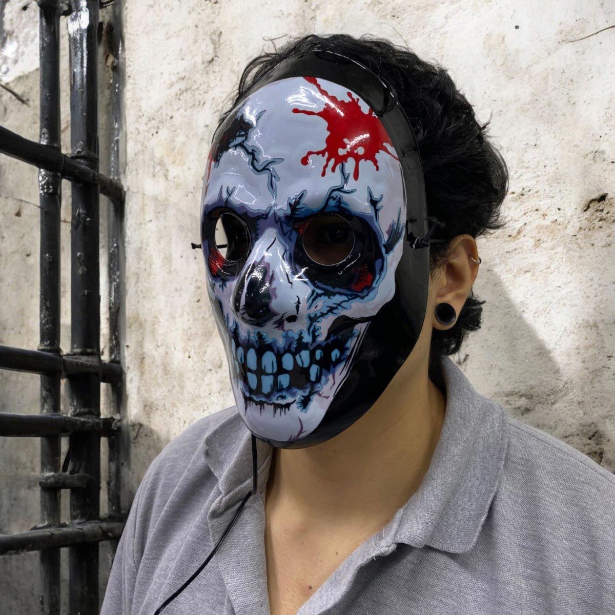 Máscara 3D con iluminación controlable – Conviértete en la pesadilla más real este Halloween 🎃OFERTA X HOY 39% DCTO