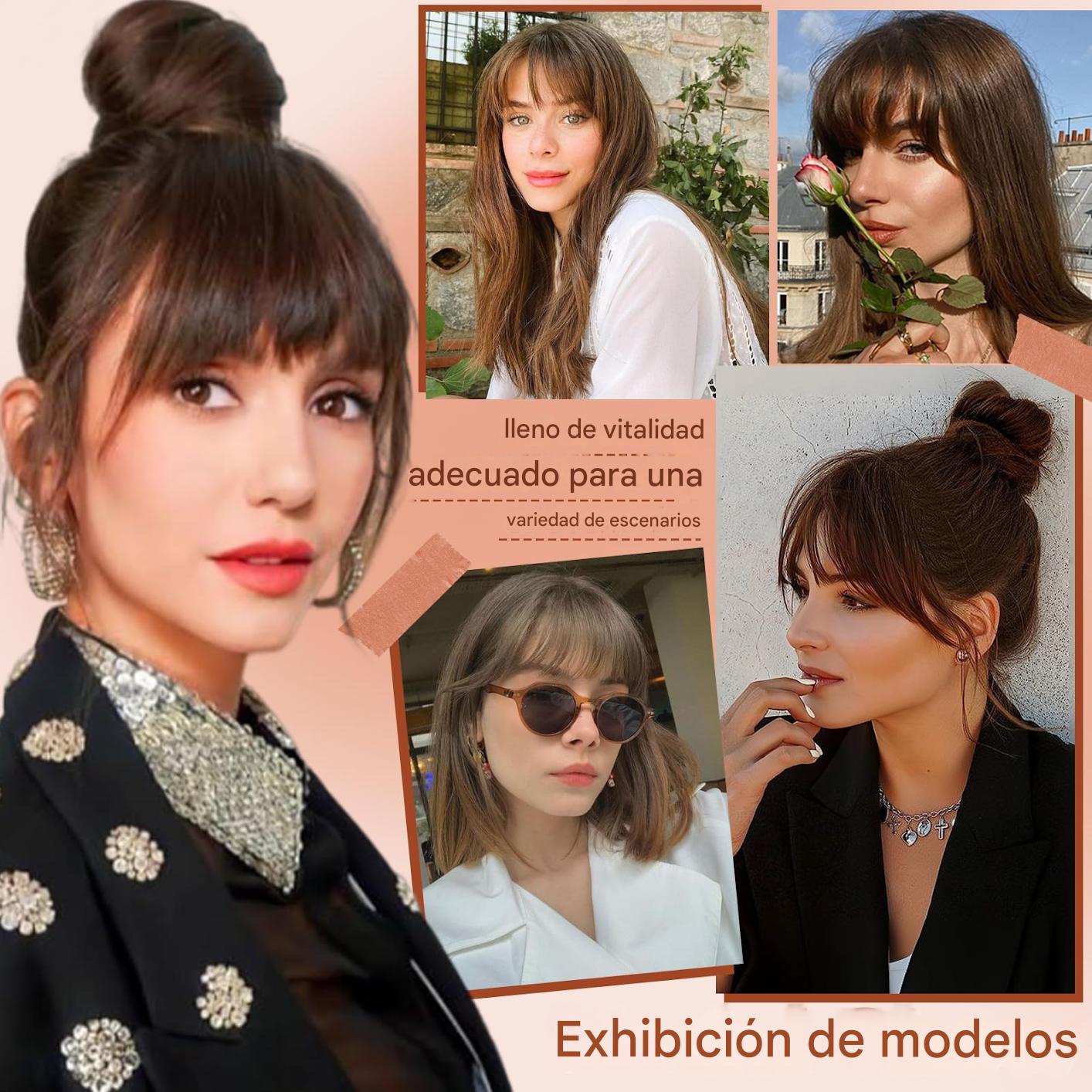 Flequillo postizo con sujeción de clip – Fácil de poner, imposible de notar OFERTA UNICA🎁40% DCTO